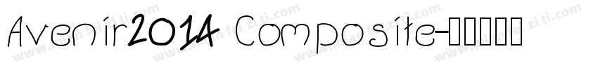 Avenir2014 Composite字体转换